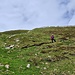 Etwas steilerer Aufstieg zum Weisshorn