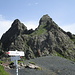 oberhalb des Wegweisers in der Schwarzen Scharte das Tilisuna Schwarzhorn<br />