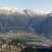 Blick nach Brig, zum Monte Leone, Wasenhorn, Breithorn, Hübschhorn und Fletschhorn