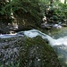 Tolle Gumpen und Wasserfälle an der Holzbrücke über den Wängibach