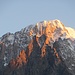 Der Mont Blanc im Morgenlicht von Süden von Pallusieux aus