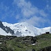 Dome du Gouter von Plan d'Aiguille. Der Gipfel des Mont Blanc ist nicht sichtbar. 