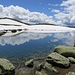 Namenloser See hinter dem Tällichopf, zum baden war es uns noch zu kalt, die Füsse im Wasser schwenken genügte ;-)