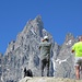 Es konnten keine Kletterer am Peuterey-Grat beobachtet werden