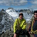 ich und Michael auf dem Gipfel vom Mont Collon 3637m. 
