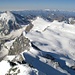 Gipfelaussicht mit Plateau d'Hérens und Dent d'Hérens 4171m
