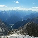 72 Da stehen sie die großen Dolomitengruppen. Marmarole, Antelao, Pelmo, Sorapis.