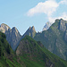zackiges Gebirge, der Alpstein