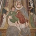 Maria in trono con bambino Gesù.