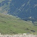 Tiefblick auf Vals (links) und Gadastatt (rechts).