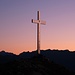 Kreuz auf der Cima Orientale des Monte Gambarogno