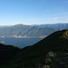 Ich wandere zunächst hinunter zur Alpe Cedullo.