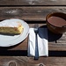 <b>Riprendo le energie consumate con una freschissima fetta di torta millefoglie alla crema e una cioccolata calda, gustate sulla terrazza. </b>