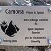 <b>Il ponte sospeso si trova in località La Camona (Plaun la Spusa).</b>