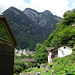 Rückblick auf Buseno am Beginn der Querung nach Castaneda