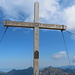 Gipfelkreuz Augstenberg-Nordgipfel. 