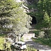 Galleria sulla strada sterrata di servizio per la cava. Strada consigliata a jeep o 4x4 dopo essere entrati in possesso della chiave per alzare la sbarra.