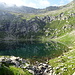 auch ein schöner See - Lago Darengo - aber nicht ganz so malerisch wie der Lagh de Cama