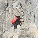 Kletterpassage kurz vorm Gipfel