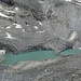 Blick von der Abstiegsmoräne zum Ende des Rotblattgletschers