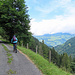 Auf der Alpstrasse im Klein Melchtal.