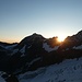 Die ersten Sonnenstrahlen...