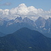 Sassolungo di Cibiana (triangolare), Sfornioi (cime seghettate), Sasso di Bosconero (triangolare), Rocchetta Alta di Bosconero (tozza).