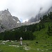 Questo punto tra Malga Ombretta e il rif.Falier è stato stabilito come il Centro Geografico delle Dolomiti. 