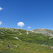 Ein Rückblick auf den offiziellen Wanderweg zu dem Gipfel Mulen.