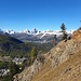 Aussicht über Pontresina bis nach St. Moritz