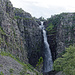 Ein zweiter Blick auf den Wasserfall Njupeskär.