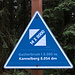 Kannelberg / Drachenkopf - Auch hier gibt's ein "14 x 8000-Schild".