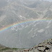 Arcobaleno sotto la cima del Sasso Farinaccio