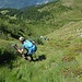 canalino con terreno ripido e infido...abbiamo "misurato" tutti questo binomio