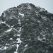 Das grosse Schwarz-(Weiss-)Horn vom kleinen aus - mit zwei weiteren Gipfelbotanikerinnen obendrauf