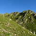 Aufstieg von Süden zum Breitloibgrat bzw. Bodmerhorn