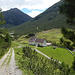 Alp Serlas. Der Weg die hinten der Alp hinauf geht, ist der Weg ins Val Prüna (Fuorcla Prüna oder Fuorcla Muragl. Hier kamen wir vor zwei Jahre nach unten ([tour147222 Val Prüna]).