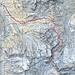 Ungefähre Route Fuorcla Vallorgia