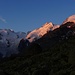 Sonnenaufgang an der Berninagruppe