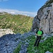 Al ritorno sul sentiero verso la sella di Aip