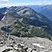 in discesa sui blocchi rocciosi verso W