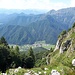 Vista parziale sulla valle dei Concei, in particolare su Lunzumo