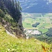 Tiefblick vom Gspaltenberg zum Kieswerk im Hagerbach