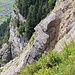 Felssturz-Anriss am Gspaltenberg ca. 1390m