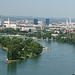 Blick von Hornfelsen auf den Rhein und Basel