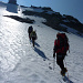 Von Punkt 3206m über den Gletscher zum Gipfel