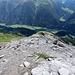 Im Abstieg von Ellbogner Spitze,2553m,in Allgäuer Alpen.