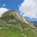 Blick zum ersten steileren Stück, der Wanderweg bleibt bis zum Gipfel durchgehend einfach. 