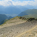 Rückblick über den komfortablen Wanderweg.