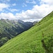 Abstieg vom Pimig, Holzgauer Wetterspitze, Feuerspitze, Vorderseespitze